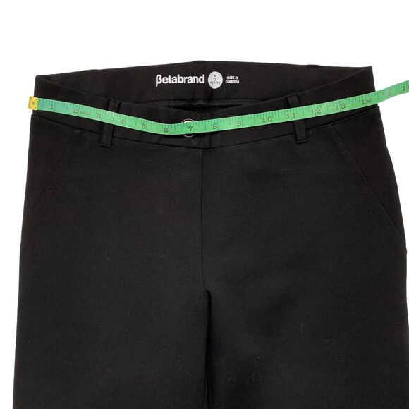 BETABRAND Straight Leg Classic Dress Yoga Pants in Black Small Petite #W0076 - Picture 8 of 9